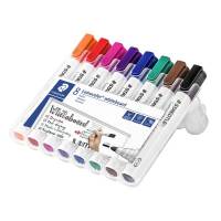 Staedtler Lumocolor 351 whiteboardmarker 2,0mm, sæt a 8 farver