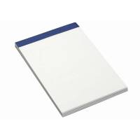 Bantex Telefonblok A6 ulinieret 60g stub m/perf. u/huller