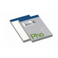 Bantex telefonblok A7 ulinieret 105x74mm med stub