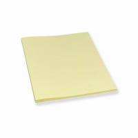 Konceptpapir A3 falset til A4 80gr LINIERET gul, 250 ark