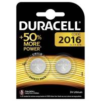 Duracell Electronics Batteri litium 2016 knapcelle 3V, 2 stk