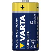 Varta Longlife C batteri, 2 stk pakke