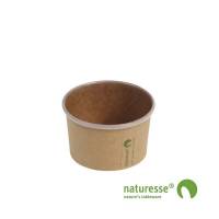 Naturesse isbæger PLA miljøvenlig karton 150ml brun