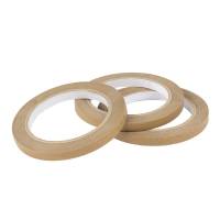Tape papir til poselukker 9mmx50m brun