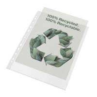 Esselte Recycled plastlomme A4+ 100my med præg