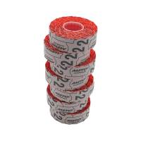 Meto UTC etiket 22x12mm med klæbekraft 2 neon rød, 1500 stk