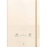 Mayland Notebook Deluxe B5 17,6x25cm linjeret beige