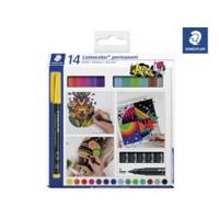 Lumocolor 317 C14 permanent OHP-pen, pakke med 14 farver