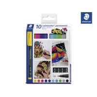 Lumocolor 318 C10 permanent OHP-pen, pakke med 10 farver