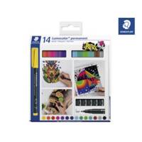 Lumocolor 318 C14 permanent OHP-pen, pakke med 14 farver