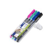 Lumocolor 318 WP4-1 permanent OHP-pen, pakke med 4 farver