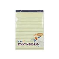 Stick'N selvklæbende notes med tern 178x254mm gul