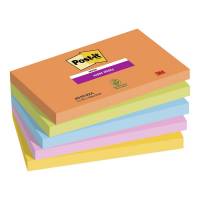 Post-it blok Super Sticky Notes Boost Colour 76x127mm
