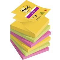 Post-it Z-notes Super Sticky 76x76mm Carnival Colour