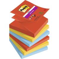 Post-it Super Sticky Z-Notes Playful Colour 76x76mm