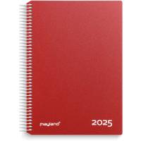 Mayland 2025 Timekalender 16,8x23,5cm 25218010 rød