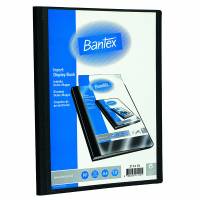 Bantex demonstrationsmappe A4 med 10 lommer sort