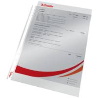 Esselte standard plastlomme standard 0,6mm åben top, 100 stk