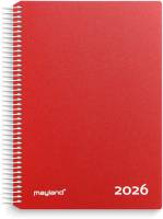 Mayland 2026 timekalender 16,8x23,5cm rød 26218010