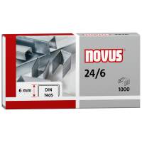 Novus re+new hæfteklamme 24/6, 1000 stk