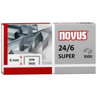 Novus re+new Hæfteklamme 24/6 Super, 1000stk