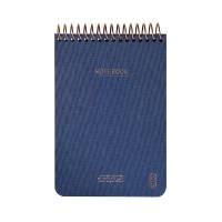 KOZO notesbog A6 Premium linieret 80 sider 100g navy blå