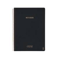 KOZO notesbog A4 Premium linieret 80 sider 100g sort