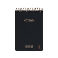 KOZO notesbog A6 Premium linieret 80 sider 100g sort