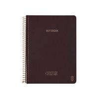 KOZO notesbog A5 Premium Steel linieret brun