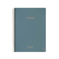 KOZO notesbog A4 Premium Steel linieret 80 sider 100g blå
