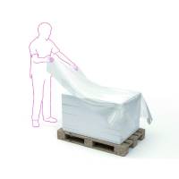 Topfolie i 100% genanvendt plast 1300x1700mm 30my klar, 200 ark