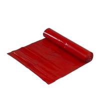 Affaldssække plastik Luxus 700x1100mm rød
