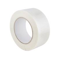 Tape krydsfiberarmeret PP 50mmx50m hvid