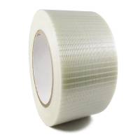 Tape krydsfiberarmeret PP 25mmx50m hvid
