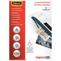 Fellowes lamineringslommer A5 125 mic blank
