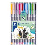 Staedtler fineliner triplus 0,3mm 334-SB10, 10 farver