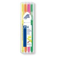 Staedtler 362 Triplus tekstmarker 1-4mm, s&aelig;t a 4 stk