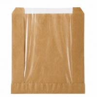 Sandwichpose 210x215x140mm rude brun, 250 stk, flourfri