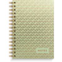 Mayland Art deco notesbog A5 linieret guld 92745400