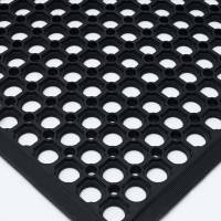 Matting Yoga Light skrabe- og tørremåtter 91x152cm sort