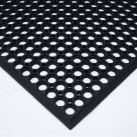Matting Yoga Light skrabe- og t&oslash;rrem&aring;tter 91x152cm sort
