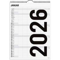 Mayland 2026 Familiekalender Black and white 7 kol. 26066560