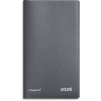 Mayland 2026 Index Planner månedskalender mørkegrå PP-plast 26090050