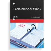 Mayland 2026 Blokkalender REFILL til bordstativ 26140000