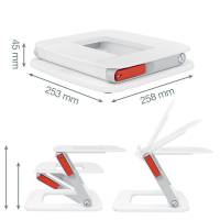 Leitz Ergo justerbar multivinklet laptop stand hvid