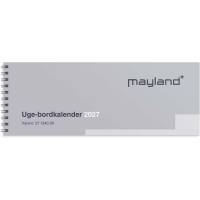 Mayland 2027 bordkalender med 1 uge pr opslag 27134000