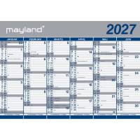Mayland 2027 k&aelig;mpekalender 2x6 m&aring;neder 100x70cm 27064000