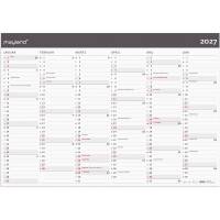 Mayland 2027 Moderne k&aelig;mpekalender 2x6 m&aring;neder 27064200