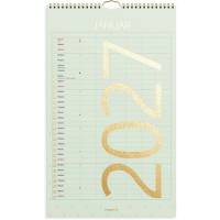 Mayland 2027 Color Familie v&aelig;gkalender 25x41cm 27066130