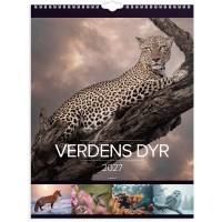 Mayland v&aelig;gkalender Verdens dyr 29,5x39cm 27066330